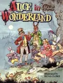 Book cover of Alice in Wonderland in Five Acts