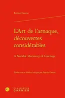 Book cover of Art de l'arnaque, Decouvertes Considerables