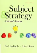 Book cover of Subject & Strategy