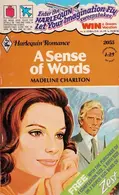 Book cover of A sense of words