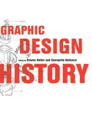 Book cover of Graphic design history