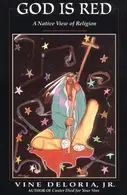 Book cover of God is red
