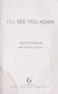 Book cover of I'll see you again