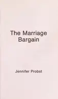 Book cover of The Marriage Bargain