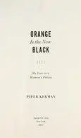 Book cover of Orange is the new black