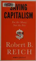 Book cover of Saving capitalism
