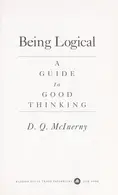 Book cover of Being logical