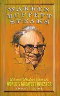 Book cover of Warren Buffett speaks