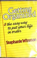 Book cover of Getting Organized