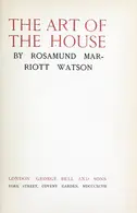 Book cover of The art of the house