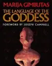 Book cover of The Language of the Goddess