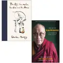 Book cover of The Boy, The Mole, The Fox and The Horse By Charlie Mackesy & The Art of Happiness By Dalai Lama 2 Books Collection Set