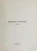 Book cover of American churches ...