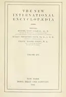 Book cover of The new international encyclopaedia