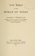 Book cover of The Bible in the world of today