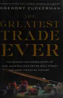Book cover of The greatest trade ever