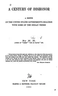 Book cover of A Century Of Dishonor