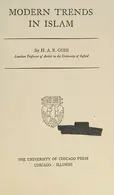 Book cover of Modern Trends in Islam