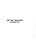 Book cover of For the Pleasure of His Company