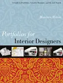 Book cover of Portfolios for interior designers