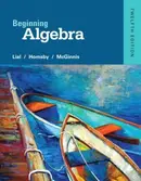 Book cover of Beginning Algebra