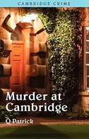 Book cover of Murder at Cambridge