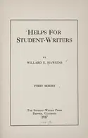 Book cover of Helps for student-writers