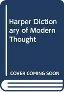 Book cover of The Harper dictionary of modern thought