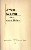 Book cover of Bygone Somerset