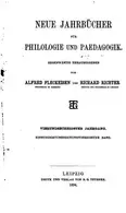 Book cover of Neue Jahrbücher für Philologie und Paedogogik