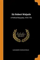 Book cover of Sir Robert Walpole