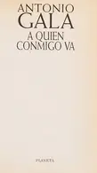 Book cover of A quien conmigo va