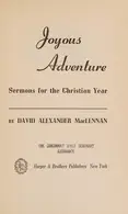 Book cover of Joyous adventure