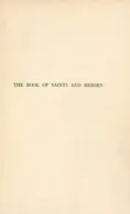 Book cover of The book of saints and heroes