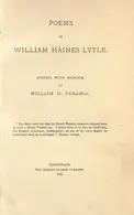 Book cover of Poems
