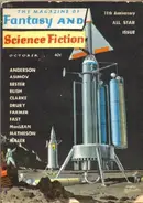 Book cover of The Magazine of Fantasy and Science Fiction, October 1960