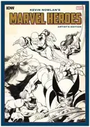 Book cover of Kevin Nowlan's Marvel Heroes Artist's Edition
