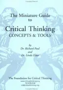 Book cover of The Miniature Guide to Critical Thinking-Concepts and Tools