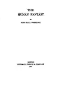 Book cover of The human fantasy