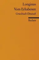 Book cover of Vom Erhabenen.