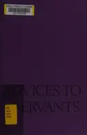Book cover of Advices to servants