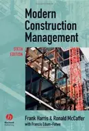 Book cover of Modern construction management