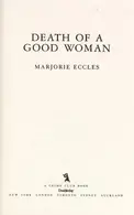 Book cover of Death of a good woman