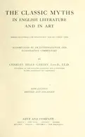 Book cover of The classic myths in English literature and in art
