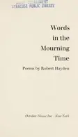 Book cover of Words in the mourning time