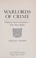 Book cover of Warlords of Crime Chinese Secret Societies
