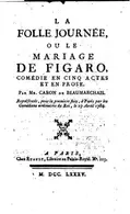 Book cover of Le mariage de Figaro