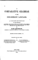 Book cover of A Comparative Grammar of the Indo-Germanic Languages: A Concise Exposition ...