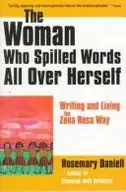 Book cover of The woman who spilled words all over herself