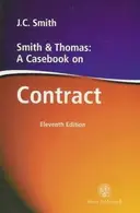Book cover of Smith and Thomas, a casebook on contract